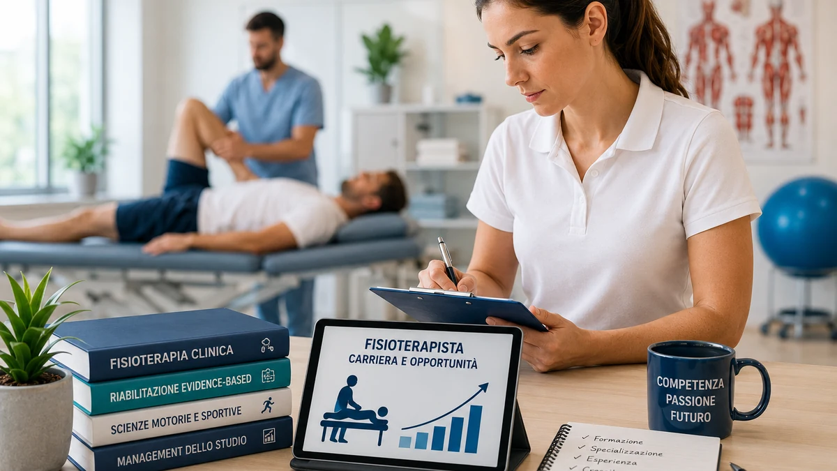 Fisioterapista confronta lavoro dipendente, libera professione e percorsi di carriera in Italia e in Europa.